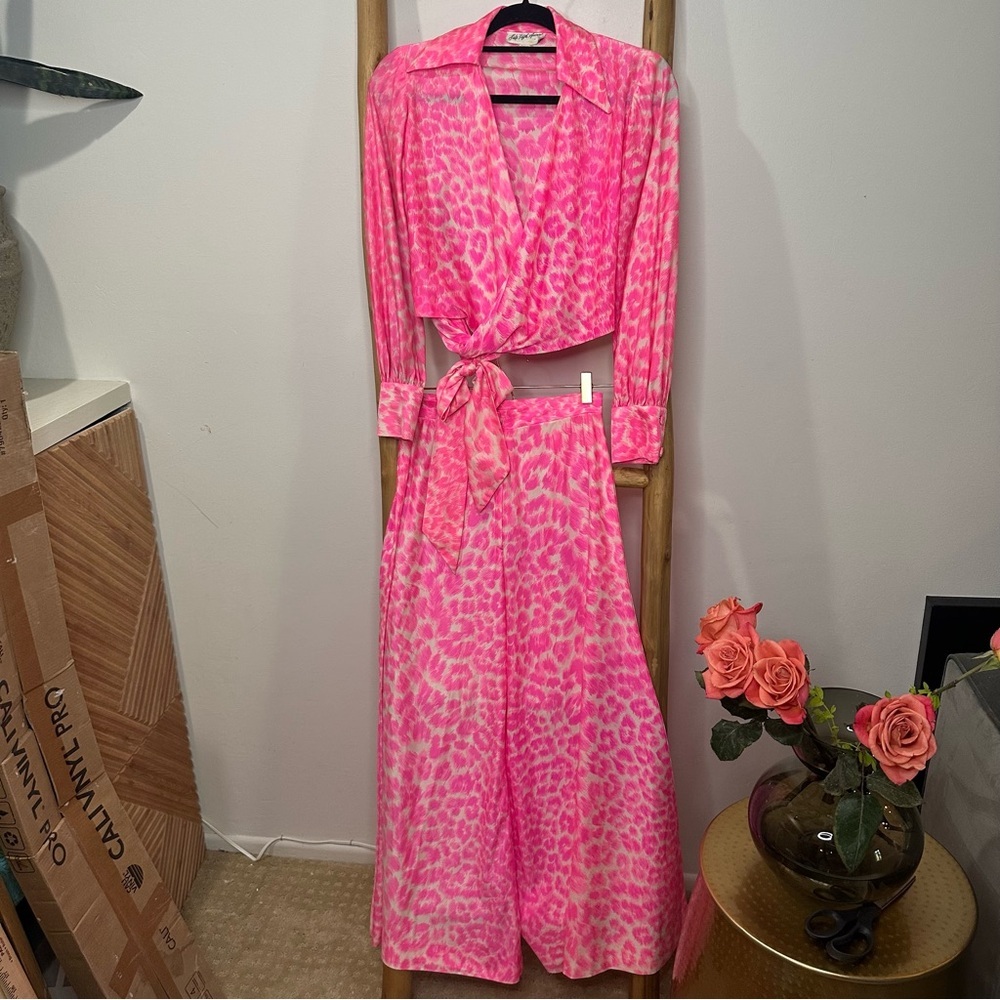 Vintage Saks Fifth Avenue Pink Set XS